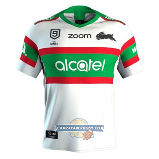 Camiseta South Sydney Rabbitohs 9s Rugby 2020 Blanco